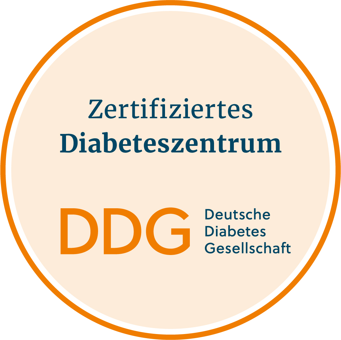 Logo der Deutschen Diabetes Gesellschaft - Zertifiziertes Diabeteszentrum DDG