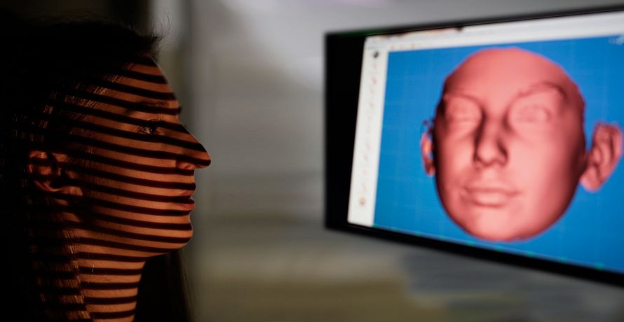 Figure: Face scan during recording
