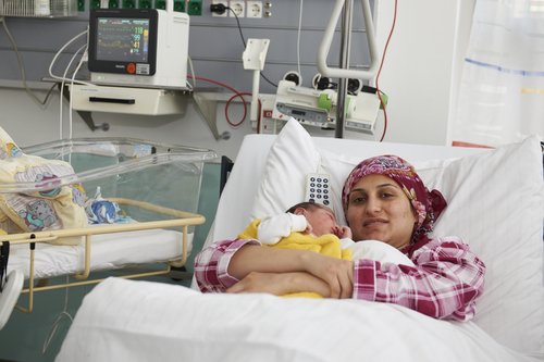 Patientin der neuen Station Känguru_UK Ulm