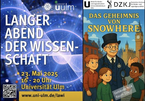 Langer Abend der Wissenschaft am 23. Mai 25 von 16 bis 20 Uhr an der Universität Ulm