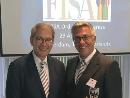 Prof. D. Jürgen M. Steinacker und Siegried Kaidel (Foto: DRV).
