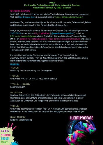 Informationsveranstaltung Lightupforrrare am 29.02.24 am Prodi der Ruhr Universität Bochum