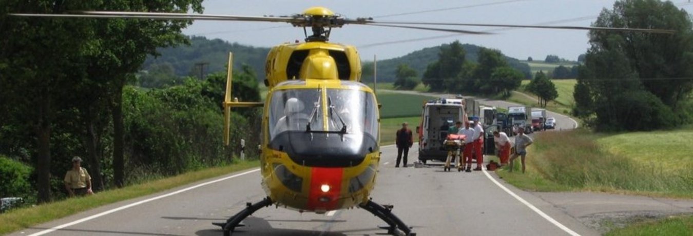 A polytraumatized patient (e.g. after a road accident) needs to be transferred to the right (specialized) hospital to get the right treatment in the shortes time possibl,e which is integral to a successful outcome. 