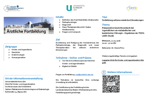 Präoperative Gewichtsverläufe bei Jugendlichen vor metabolischer und bariatrischer Chirurgie – Ergebnisse der TEEN LABS-Studie 