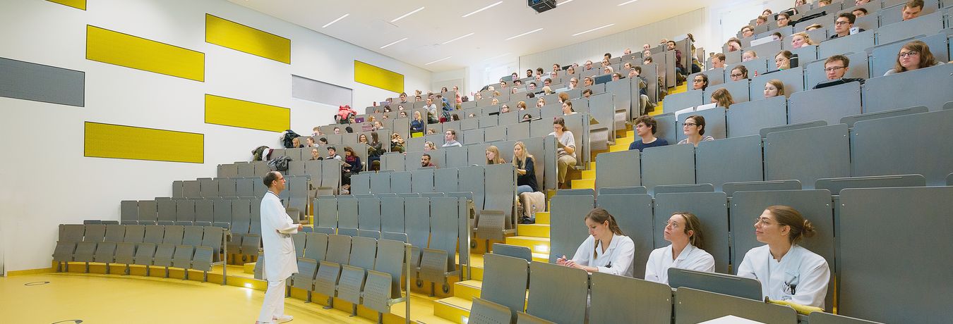 Vorlesung im Hörsaal Oberer Eselsberg