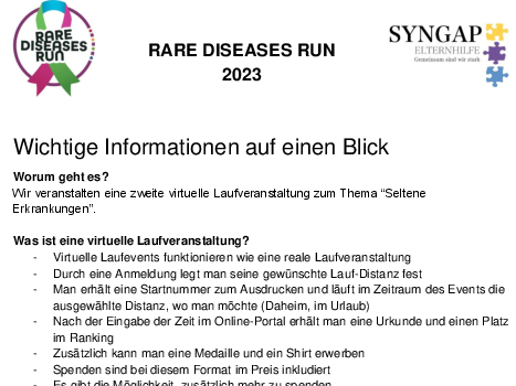 Rare Disease Run 2023 
