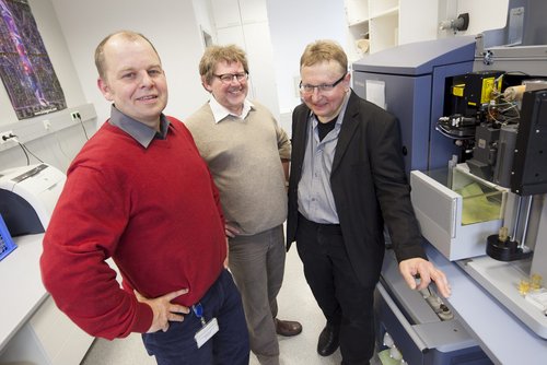 (v. l.) Dr. Ulrich Pannicke, Dr. Klaus Schwarz und Dr. Bernd Baumann_UK Ulm