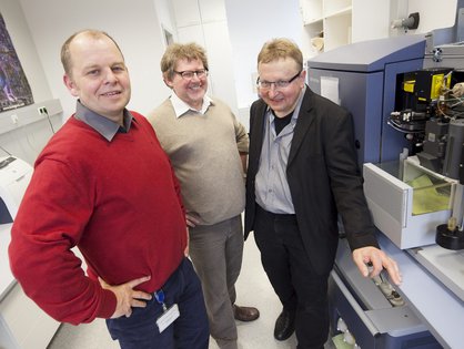 (v. l.) Dr. Ulrich Pannicke, Dr. Klaus Schwarz und Dr. Bernd Baumann_UK Ulm