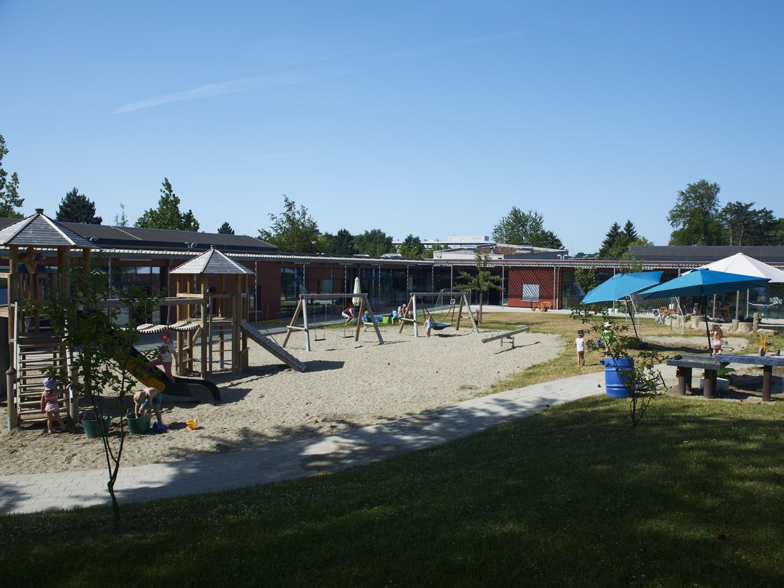 Garden of the kindergarten