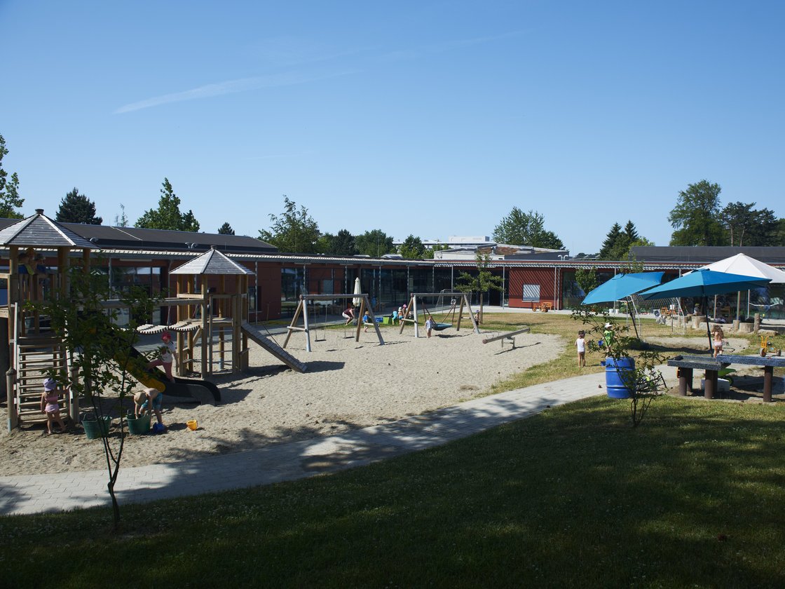 Garten des Kindergartens