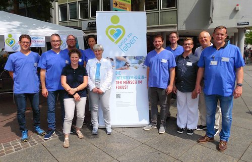 Das Team des Aktionsstands (Quelle: Universitätsklinikum Ulm)