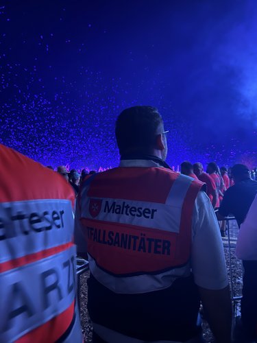 Über 300 Einsatzkräfte der Malteser sicherten das Festivalgelände sanitätsdienstlich ab.