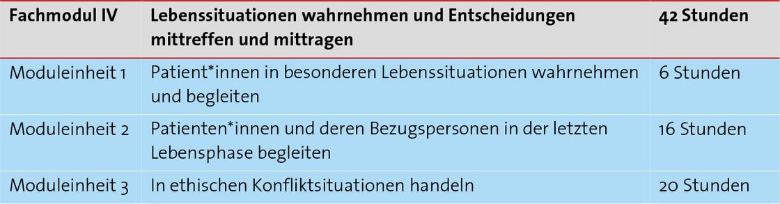 Fachmodul IV