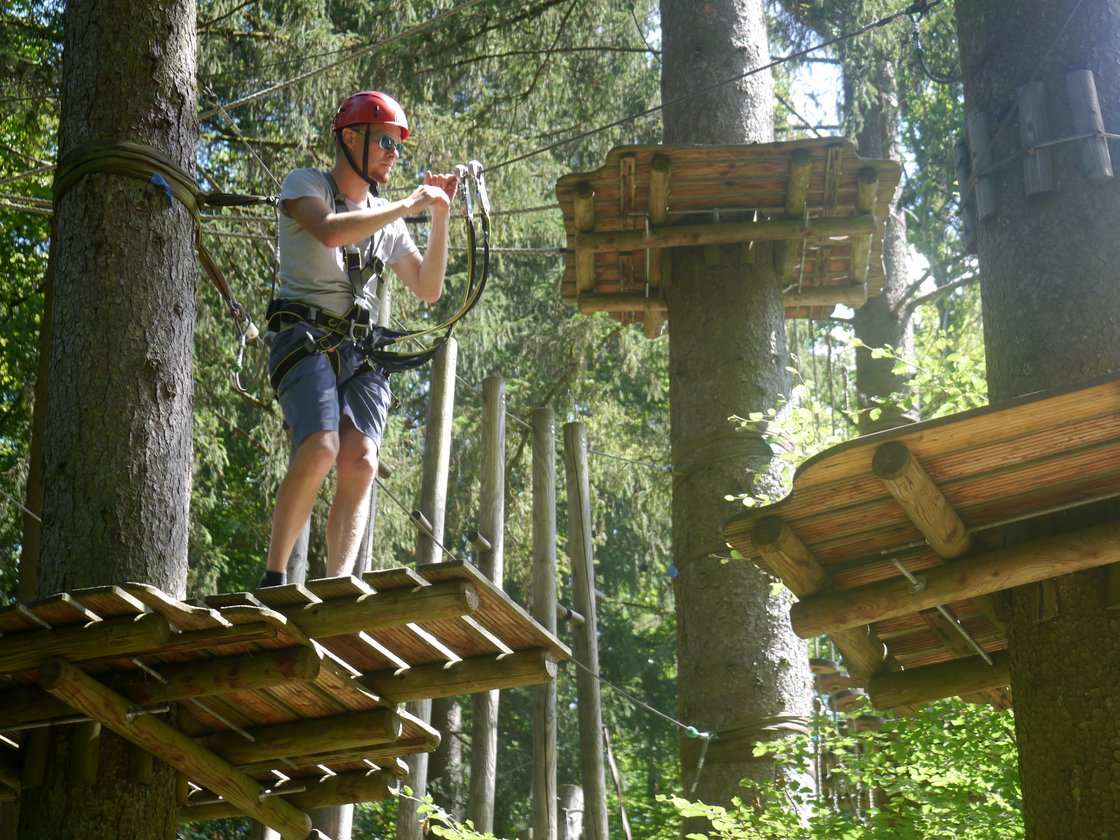 Alex climbing