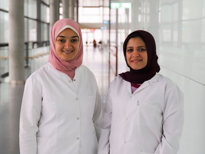  Alaa Ghallab (r.) und Dr. Hend Abdelrasoul (l.) 