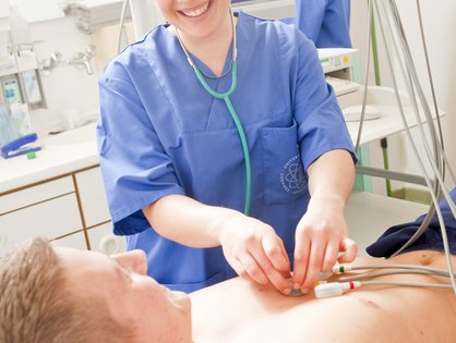 MTAF-Schule: EKG_Foto: Universitätsklinikum Ulm