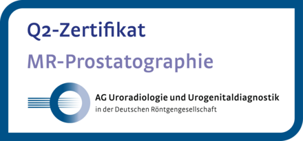Siegel Q2-Zertifikat MR-Prostatographie