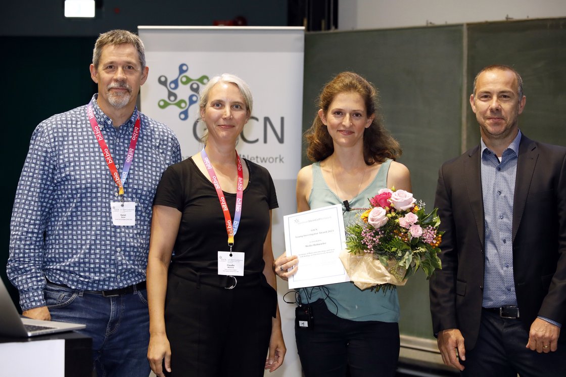 Daniel Besser, Executive Director GSCN, Claudia Waskow, Uni Jena and President GSCN, Awardee Meike Hohwieler and Heiko Lickert, Munich, future President GSCN.