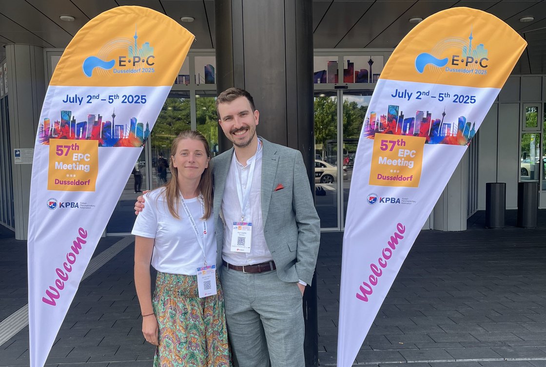 Sandra Heller and Paul Lopatta at EPC