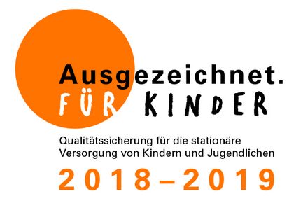 Logo Ausgezeichnet für Kinder 2018 bis 2019