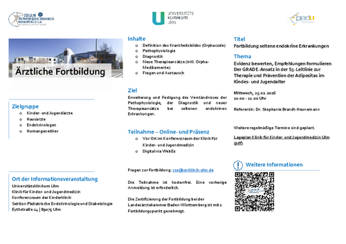 Evidenz bewerten, Empfehlungen formulieren - Der GRADE-Ansatz in der S3-Leitlinie zur Therapie und Prävention der Adipositas im Kindes- und Jugendalter 